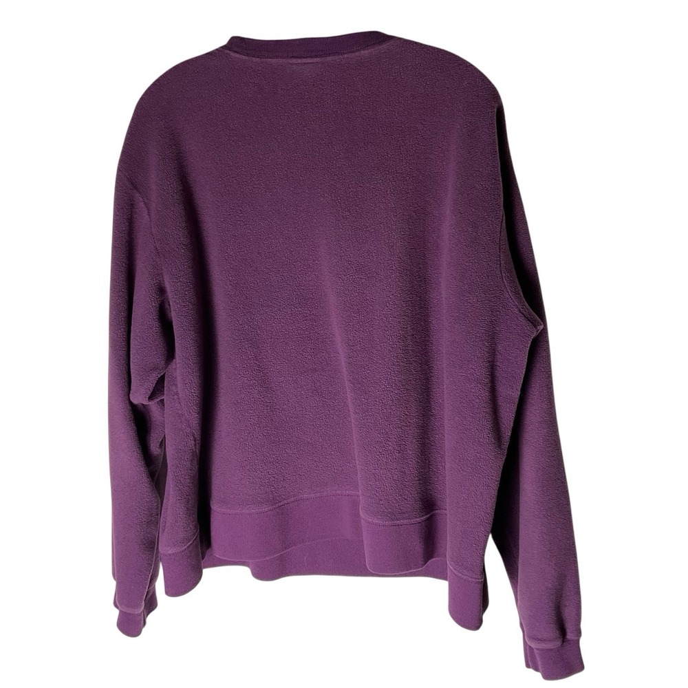 Disney Eeyore Positive Pessimist Fleece Pullover Sweatshirt Purple Size XL - Picture 5 of 6